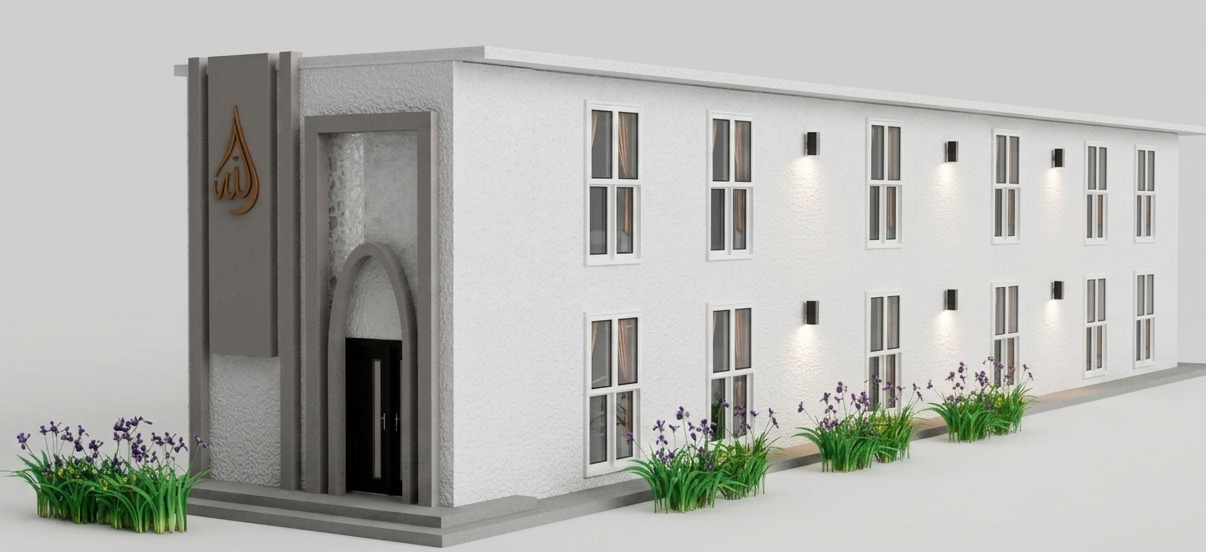 Full Masjid Exterior