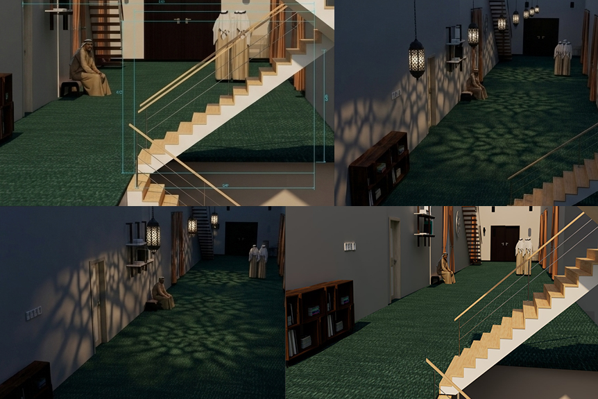Masjid Interior Ground Floor