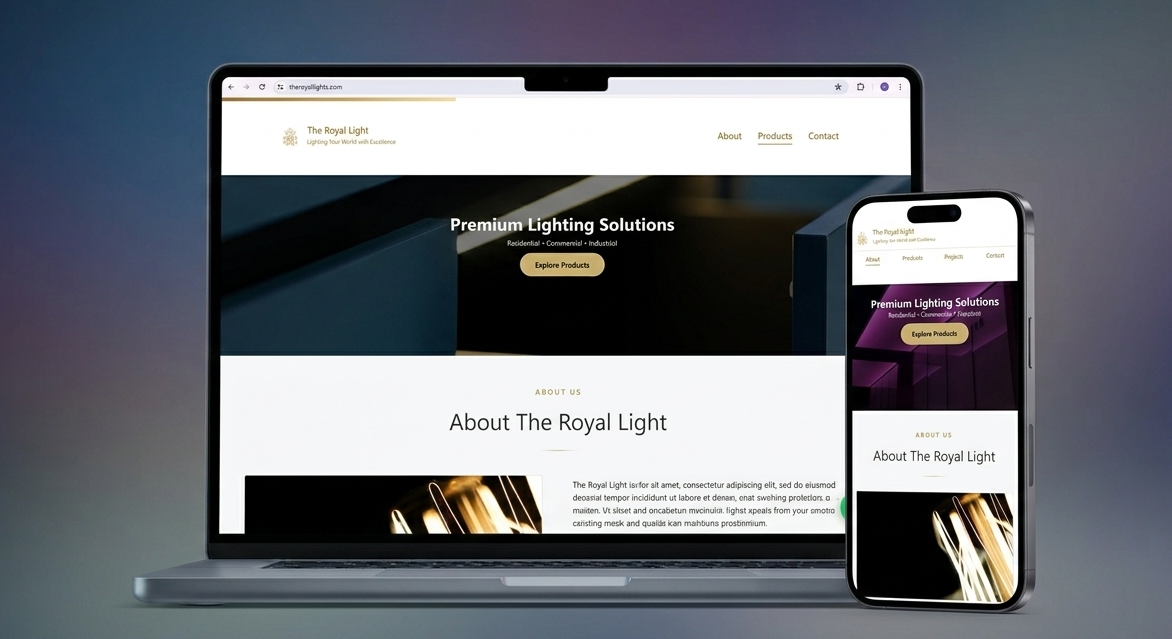 The Royal Light Website